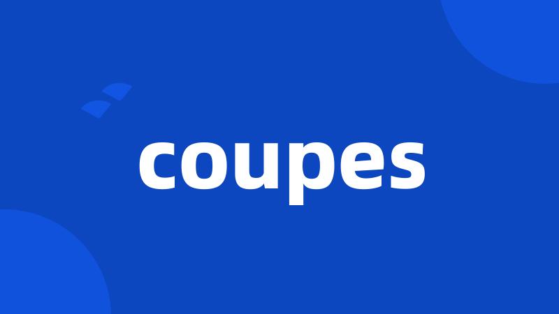 coupes