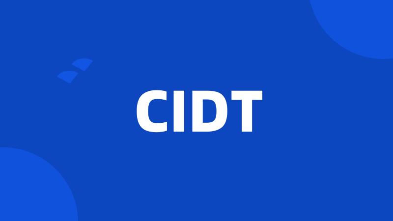 CIDT