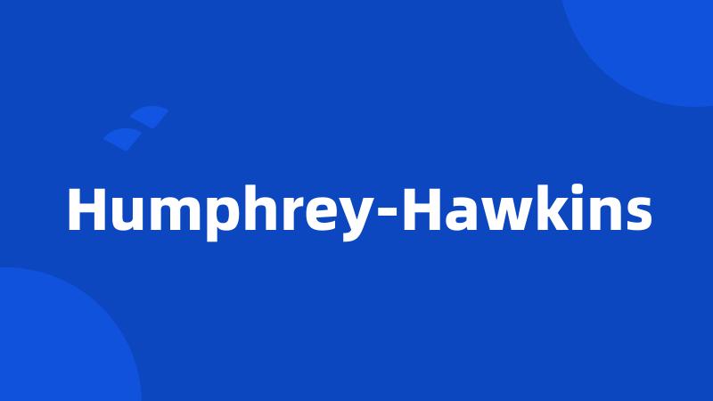 Humphrey-Hawkins