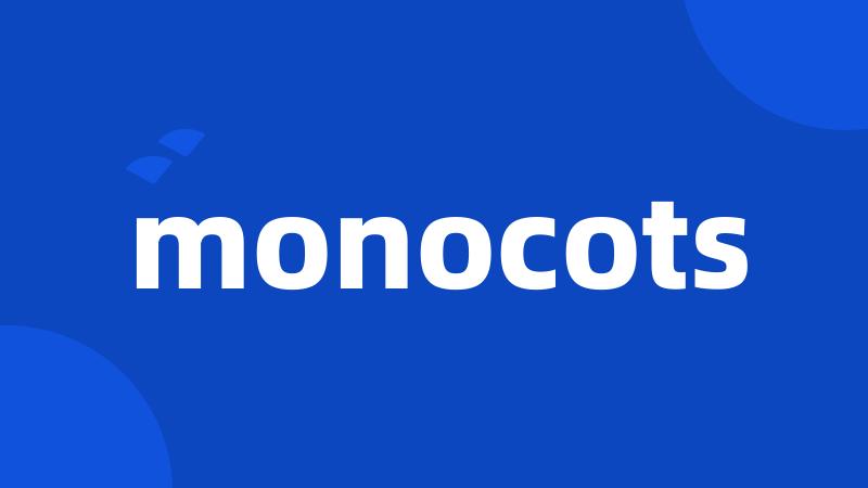 monocots
