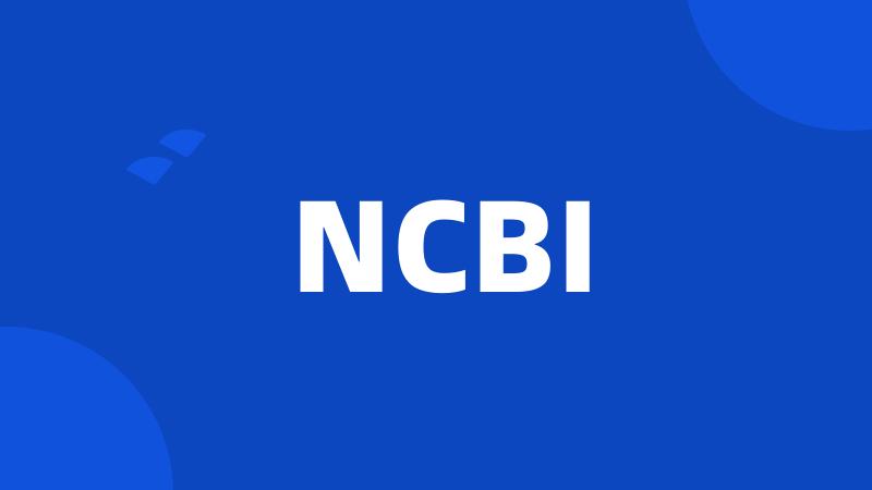 NCBI