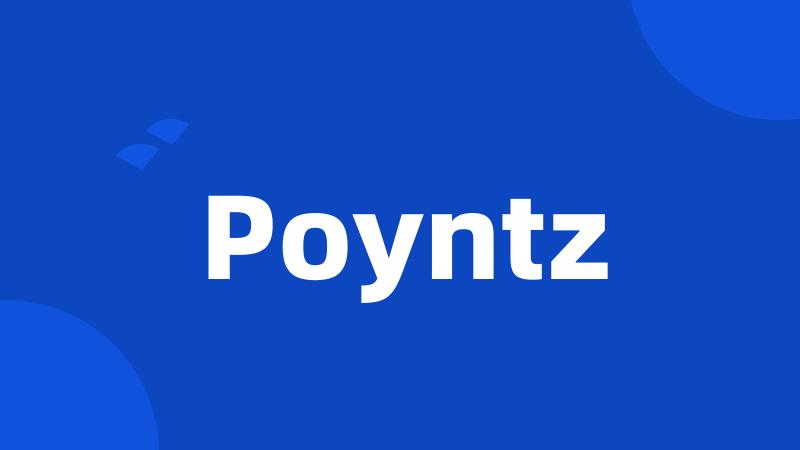 Poyntz