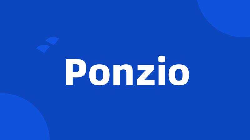 Ponzio