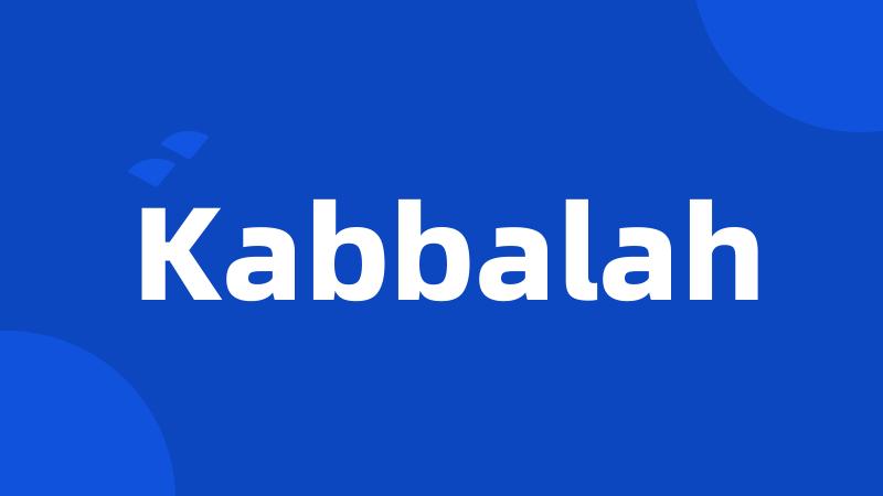 Kabbalah