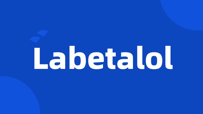 Labetalol