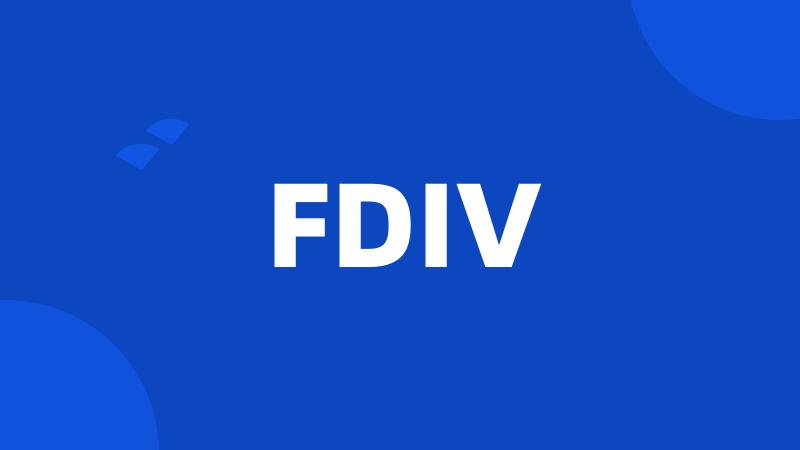 FDIV