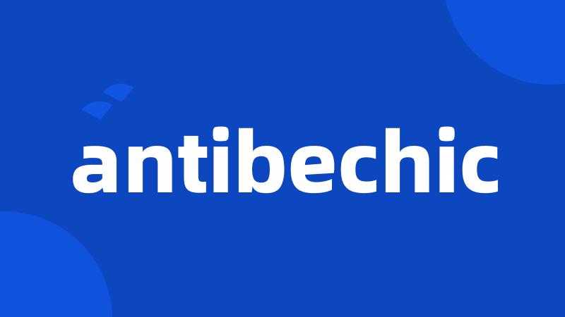 antibechic