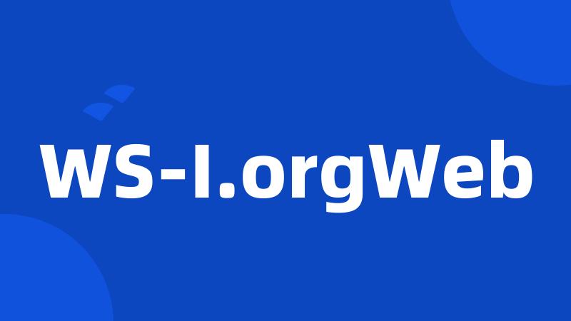 WS-I.orgWeb