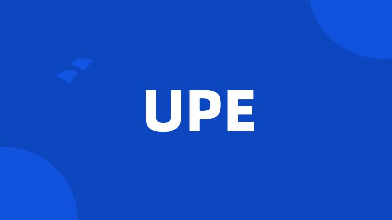 UPE