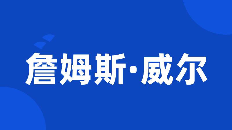 詹姆斯·威尔