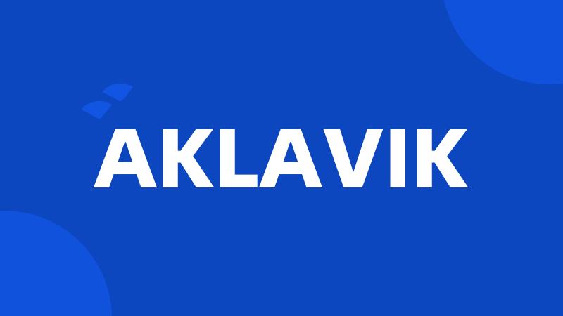 AKLAVIK