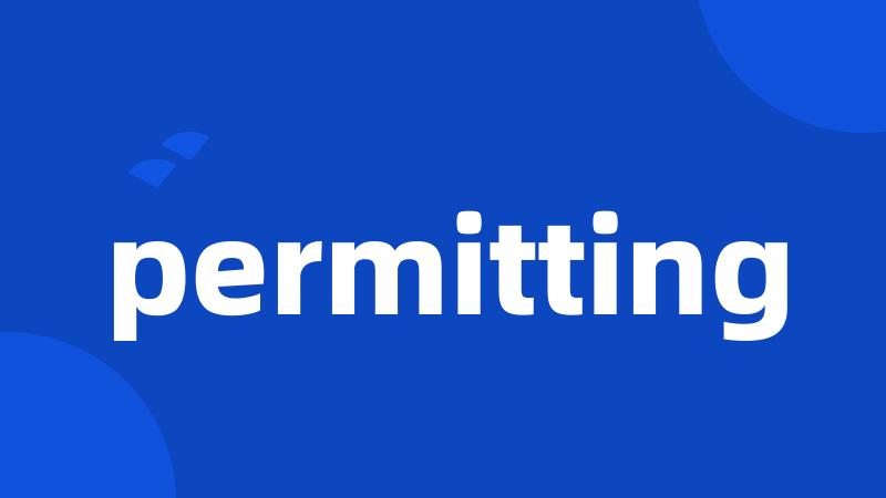 permitting