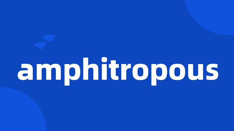 amphitropous