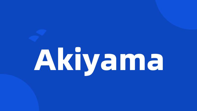 Akiyama