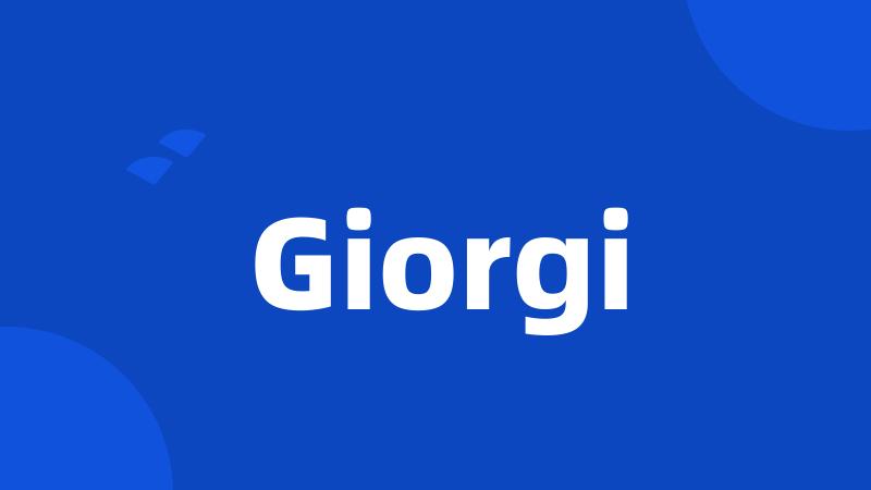 Giorgi