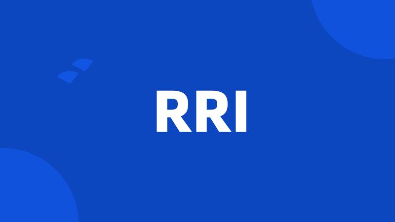 RRI