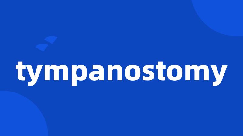 tympanostomy