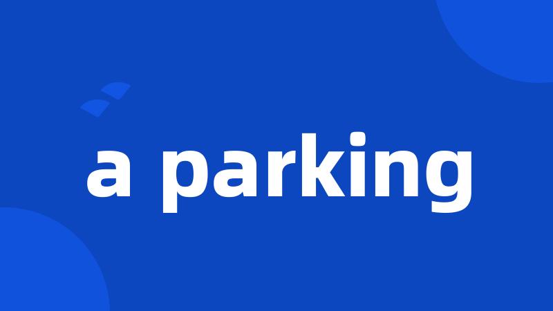 a parking