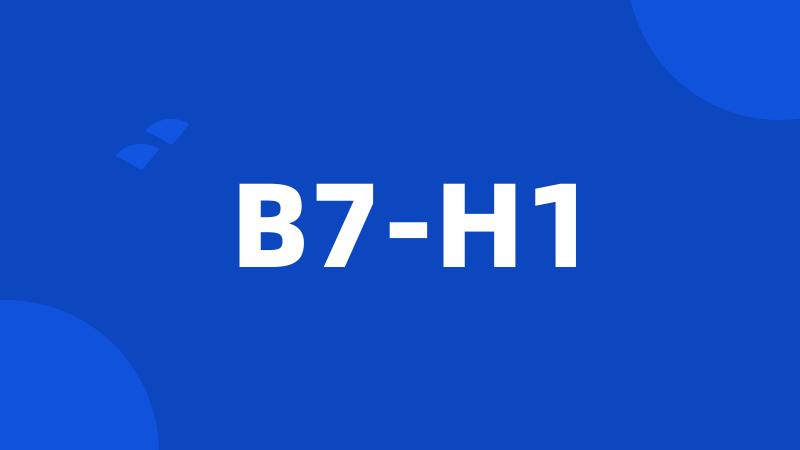 B7-H1