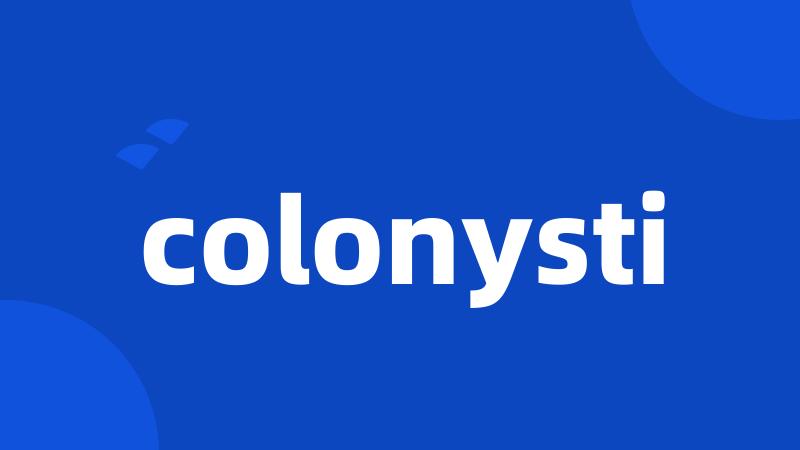 colonysti