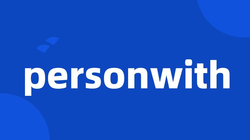 personwith
