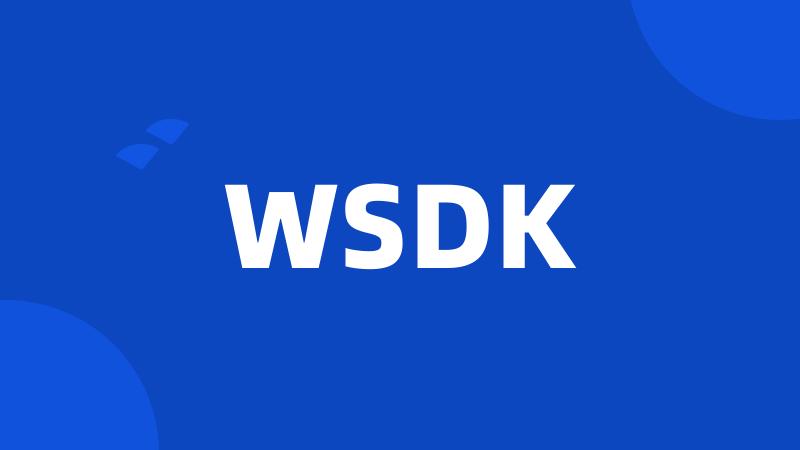 WSDK