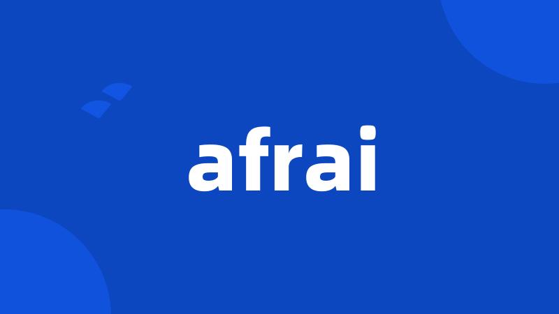 afrai