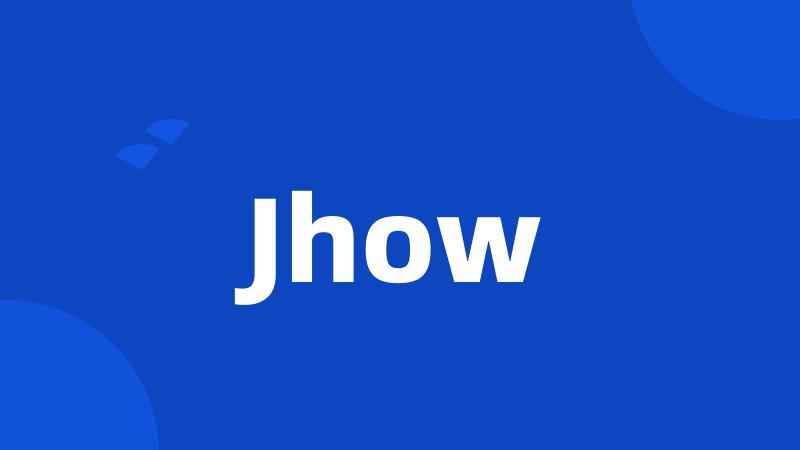 Jhow