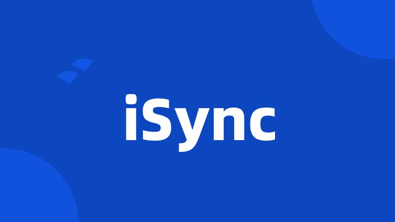 iSync