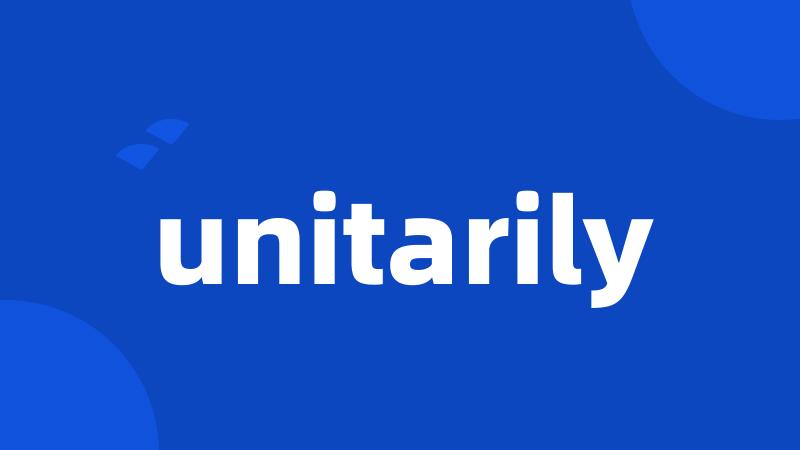 unitarily