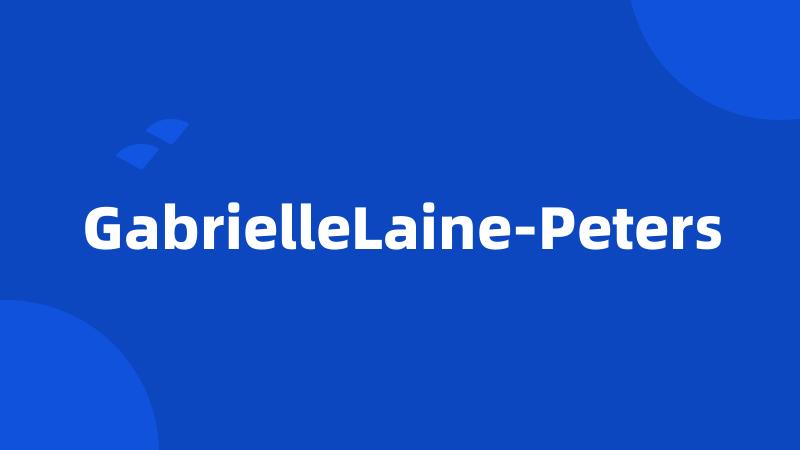 GabrielleLaine-Peters