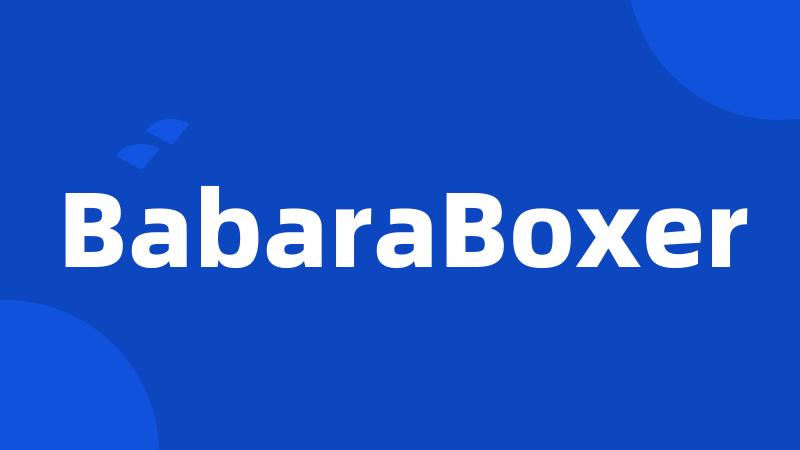 BabaraBoxer