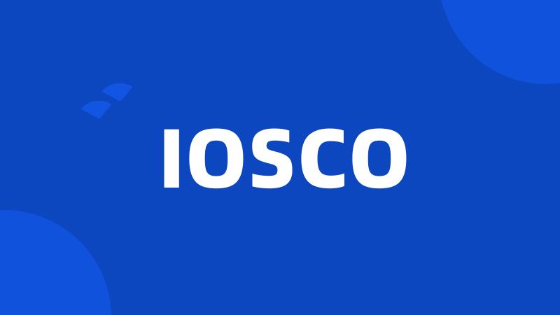 IOSCO