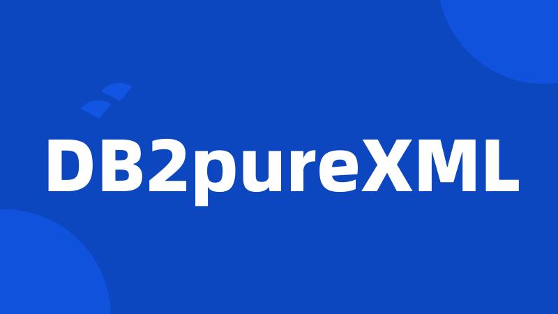 DB2pureXML