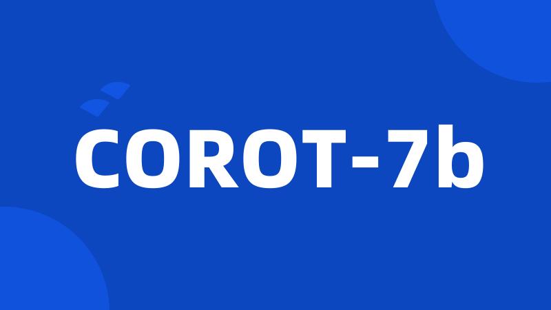 COROT-7b