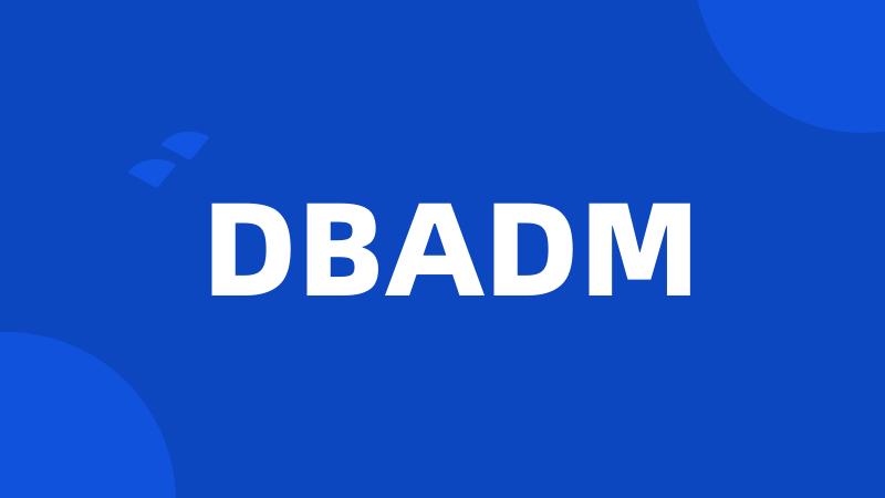 DBADM