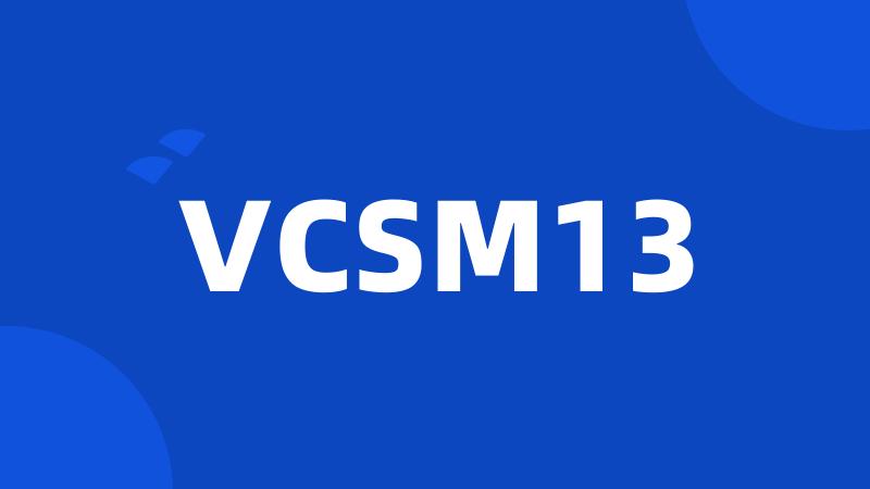 VCSM13