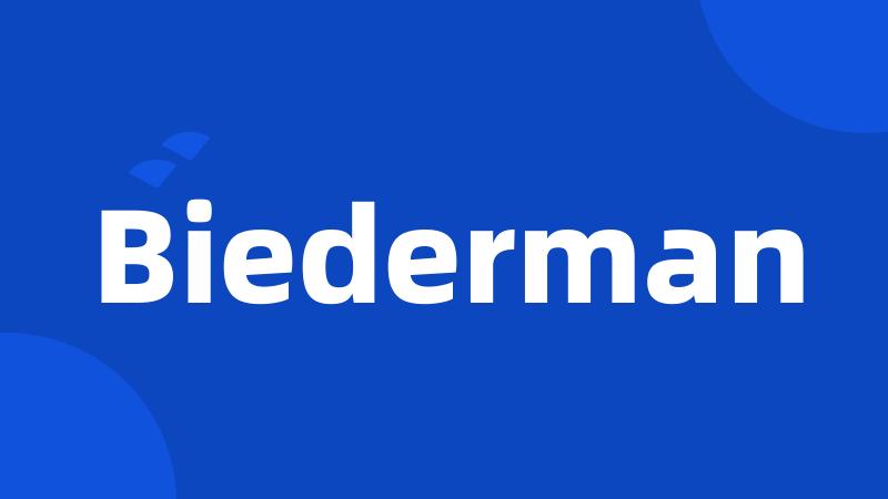 Biederman