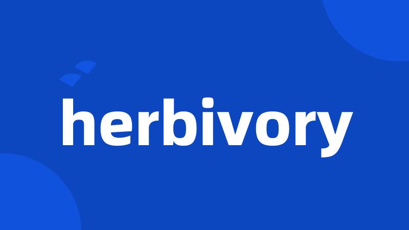 herbivory