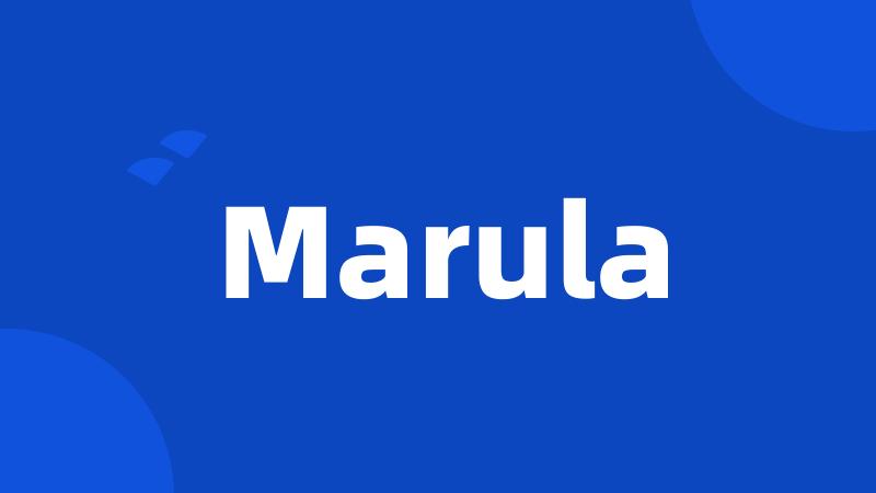 Marula