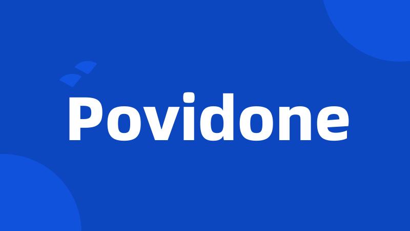 Povidone