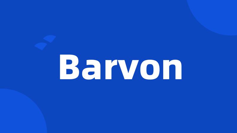 Barvon