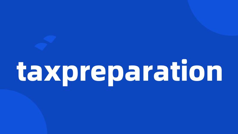 taxpreparation