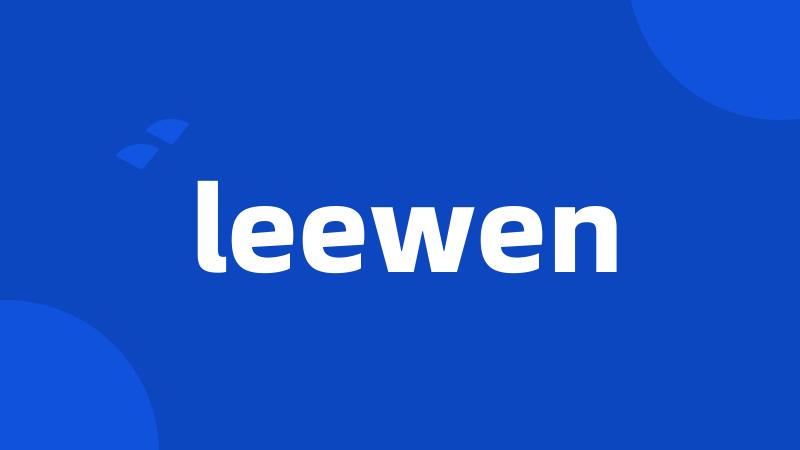 leewen