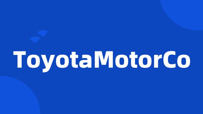 ToyotaMotorCo