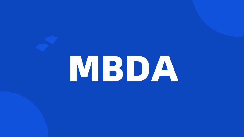 MBDA