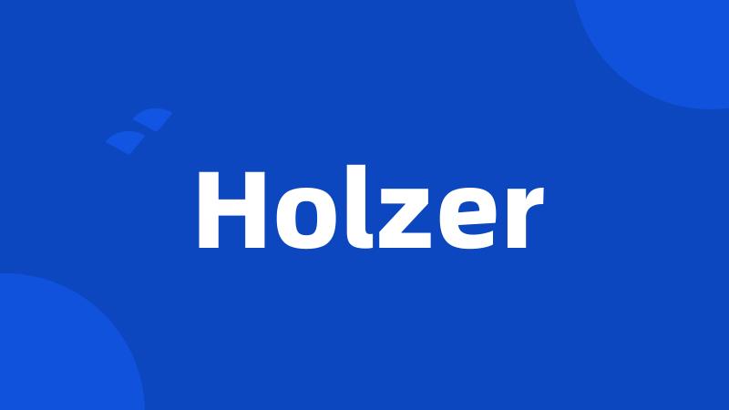 Holzer