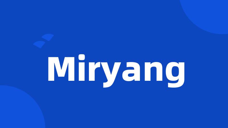 Miryang