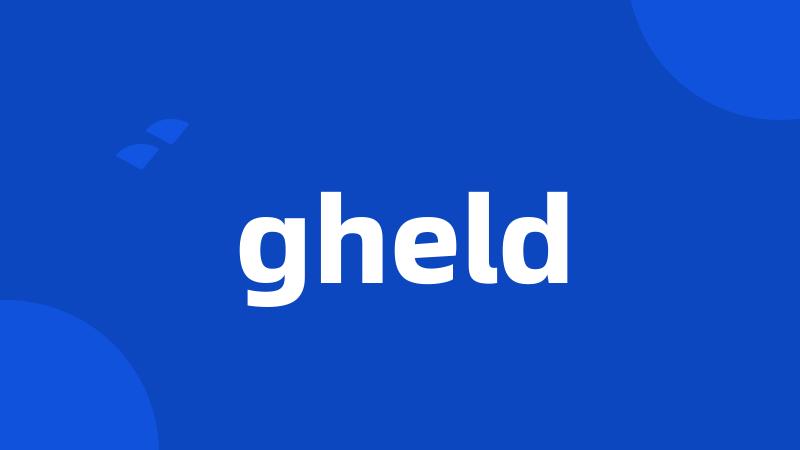 gheld