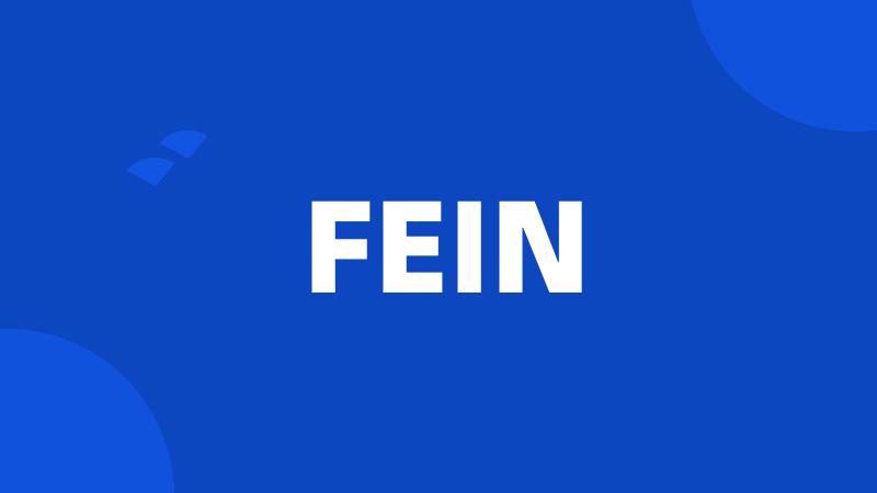 FEIN